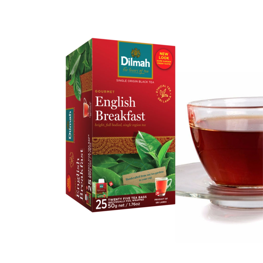 Gourmet English Breakfast- 25 Individually Foil Wrapped Tea Bags ...